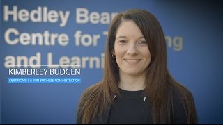 Kimberley Budgen (Certificate III in Business Administration), ACT video