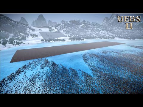 220,000 ROMAN GENERALS & LASER KNIGHTS vs 6 BARRICADES OF SPARTAN & HEAVY KNIGHT | UEBS 2