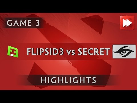 FlipSid3 Tactics vs Team Secret [Game 3] Dota Pit League Season Five - Dota Highlights
