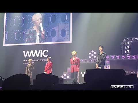 180617 YOON MENT - WINNER 위너 ALL MEMBERS FOCUS WWIC2018