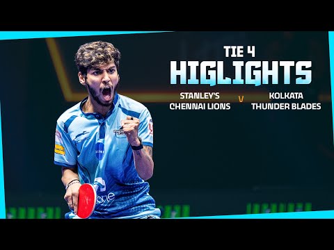Stanley’s Chennai Lions vs Kolkata Thunderblades | IndianOil UTT Season 6 | Tie 4 - Highlights