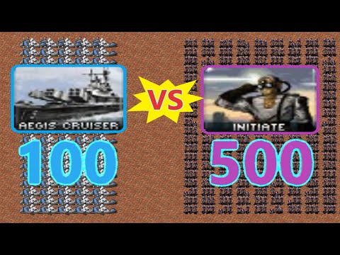 Aegis vs Initiates - Same Cost - Red Alert 2