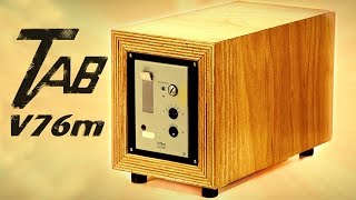 Video thumbnail for TAB Telefunken V76 | vintage german tube mic preamp |  racked in a wooden lunchbox by Vintagetools by vintagetools