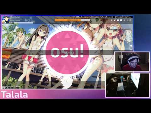 Как Талала сходил в магазин. Приём речки с грисом. [Talala Osu! Moments]