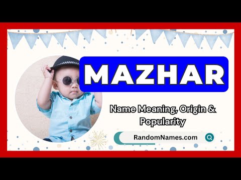 Mazhar - Baby Boy Name Meaning, Origin & Popularity - RandomNames.com