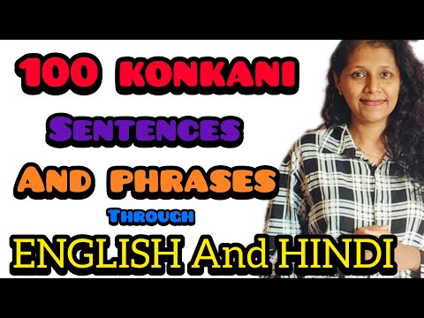 Learn Konkani language Fast....100 sentences #konkanilanguage#beginners