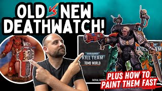 Paint the Deathwatch Team fast for Kill Team Tomb World