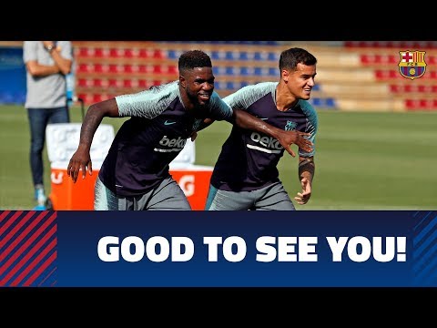 Six Barça internationals return to training
