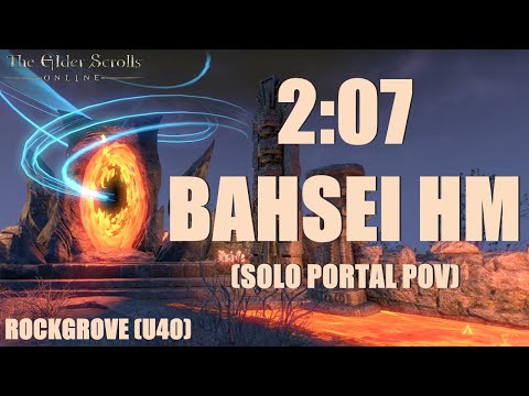 ESO - vRG 2:07 Bahsei HM (1 Portal) - 100K ST Z'en Dk Solo Portal - Limitless (U40)