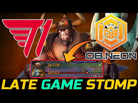 NEON VS T1 GAME 1 DECIDER MATCH - LATE GAME STOMP DPC SEA DOTA 2