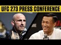UFC 273 Pre-Fight Press Conference | ESPN MMA