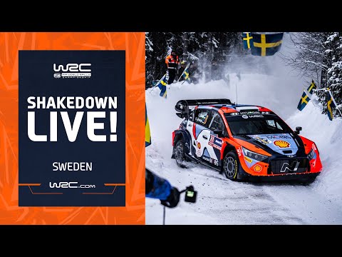 🛑 Shakedown LIVE | WRC Rally Sweden 2024