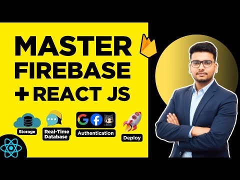 Master React JS + Firebase Full Course in One Video 🚀 | Build & Deploy Complete App (2025)