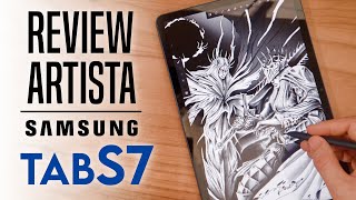 NADA QUE ENVIDIAR AL IPAD!! La mejor tablet android para dibujar / Review artista SAMSUNG TAB S7