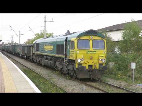 Class 66607 - Freightliner - Warrington Bank Quay - 22.10.2019