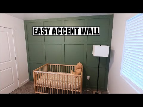 How to make a board and batten wall with minimal tools