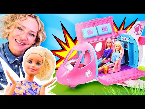 Spielspaß mit Barbie. Nicole packt Barbie Spielzeuge aus. Spielzeug Videos. 3 Folgen am Stück