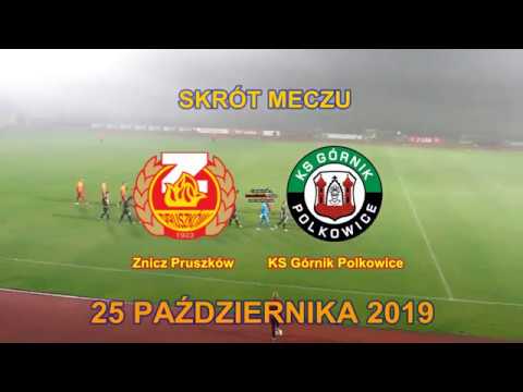 Skrót meczu: Znicz Pruszków - Górnik Polkowice (25.10.2019)