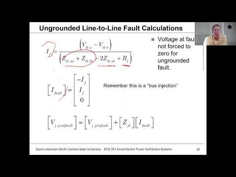 Lecture 13b: Short Circuit Analysis - Fault Scenarios - Power Distribution Systems Spring 2021