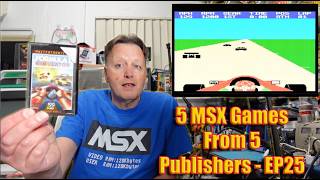 5 MSX Games From 5 Publishers (Boom!, Formula 1 Simulator, Hang On, Dig Dug, Q*bert)