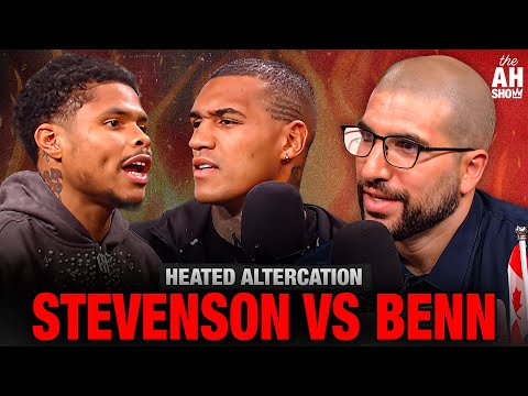 Shakur Stevenson & Conor Benn Get Into HEATED Exchange In Studio, Agree to Meet at 147?!