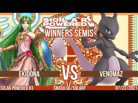 Solar Powered #3 - SSBU - Ekidona(Palutena) vs VenomAZ(Mewtwo) - Winners Semi Finals