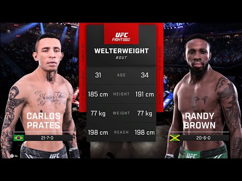 Randy Brown vs. Carlos Prates: A Welterweight Showdown at UFC 309