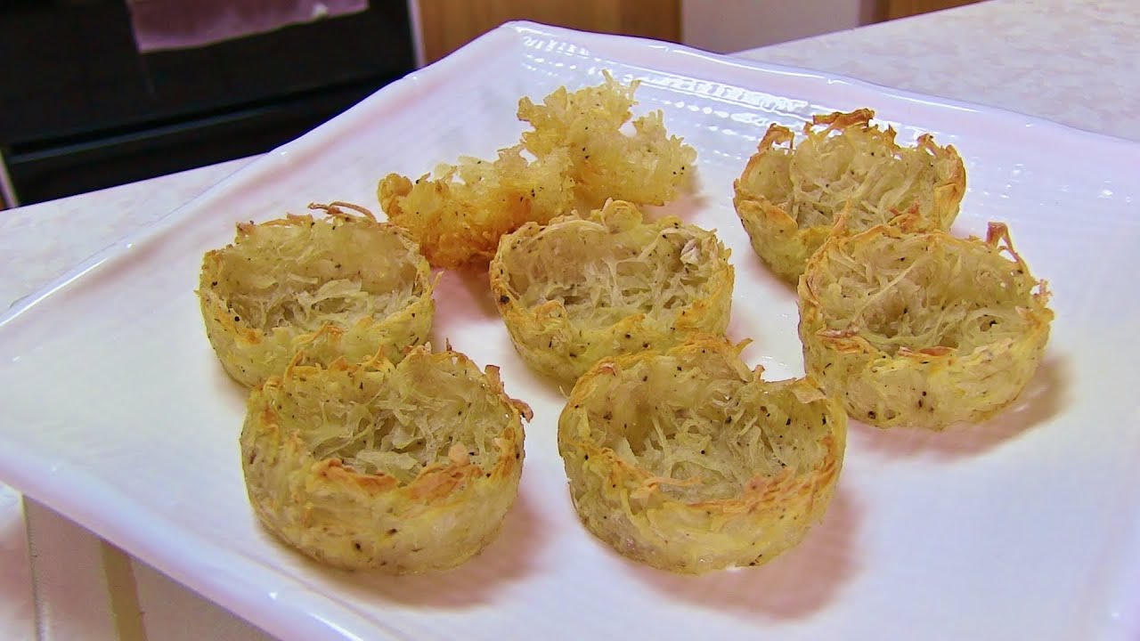 Homemade Potato Baskets or Nests Video Recipe - Aloo Tokris recipe - Perfect Easter Bird Nest