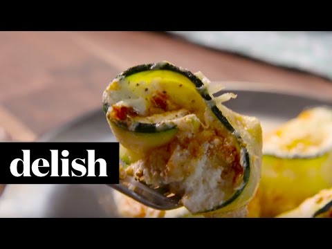 How To Make Zucchini Lasagna Roll-Ups | Delish