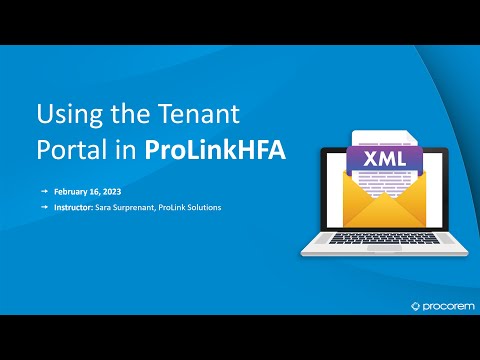 Quarterly User Training 2023 - Procorem Tenant Portal