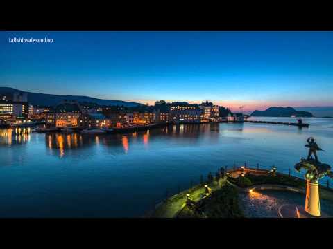 Winter-timelapse of Aalesund