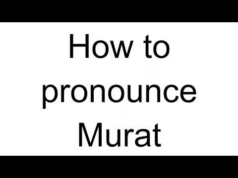 How to Pronounce Murat (Turkish)