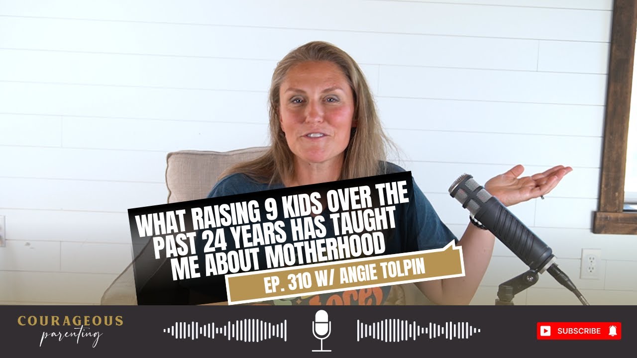 What Raising 9 Kids Has Taught Me About Motherhood #sahm #godlyparenting