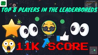 ORBz.io/ 11,000 SCORE/ NUMBER 8 IN THE WORLD