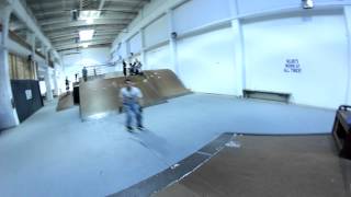 preview picture of video 'Canon Eso 60D with Rokinon 8mm Fish-Eye Captures Misty Flip @ Drop in Skate Park Pyramid.MOV'