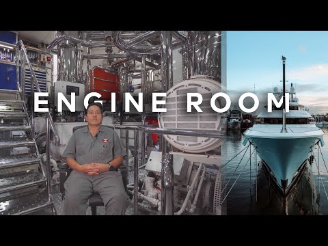 Yacht Axioma Engine Room Tour and Maintanence