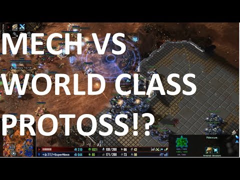 Starcraft 2 - MECH vs PROTOSS? - TvP - SuperNova vs Classic on Kairos Junction