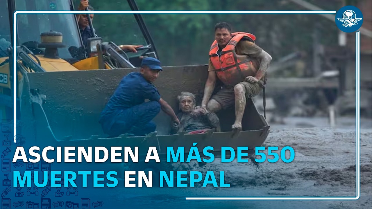 Nepal eleva a 553 los muertos por las devastadoras inundaciones; buscan a 937 desaparecidos