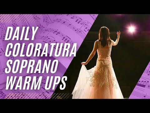 Coloratura Soprano Daily Buzzing Warm Ups // Vocal Exercises For High Sopranos