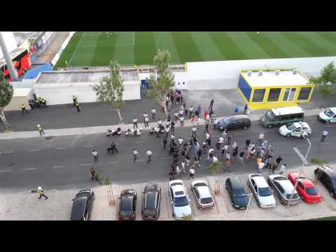 Confrontos entre claques: Sporting - Benfica Taça de Honra