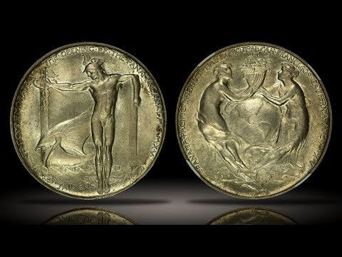 1915 Panama-Pacific Exposition Official Silver Medal HK-399 NGC MS65 Stunning Gem Example