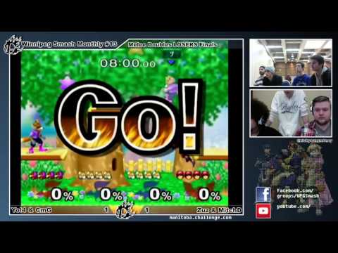 WSM13 YOL4 & CmG vs. MitchD & Zuz - Melee Doubles LF
