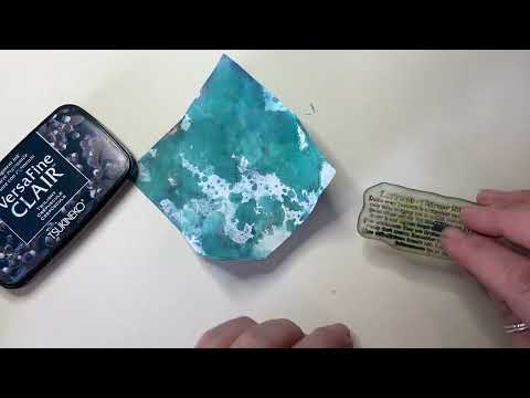 Wintry Envelope and Tiny Card by Sarah Anderson