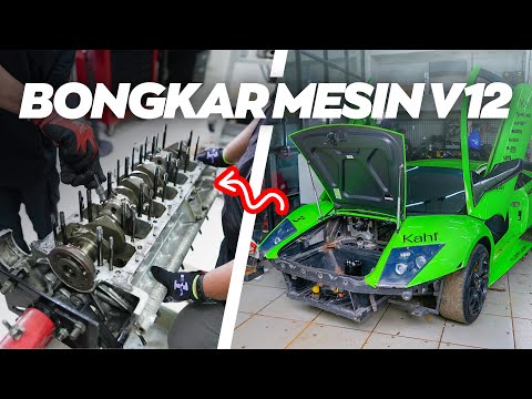 Jeroan V12 Lamborghini Kita Bongkar‼️ | Drift Bull EP.3