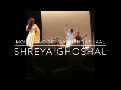 "Mohe Rang do laal" by Shreya Ghoshal at Berklee. Dance by Janani Sharma (Dec 2017)