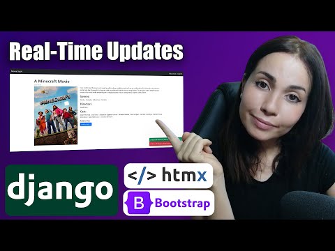 Python Django Fullstack Development Tutorial: ORM + Dynamic Updates with HTMX & Bootstrap [9]