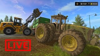 Solo Farming Simulator 17 #3 | Cargador JCB cargando Estiércol