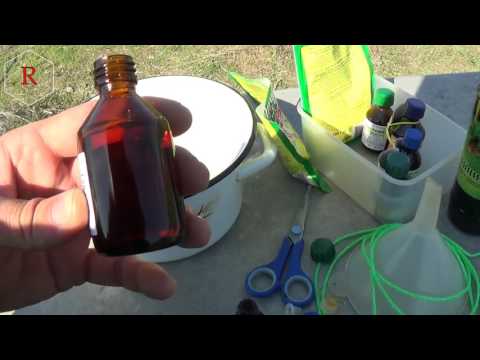 Эксперимент ЕдК на аптечных настойках против варроатоза