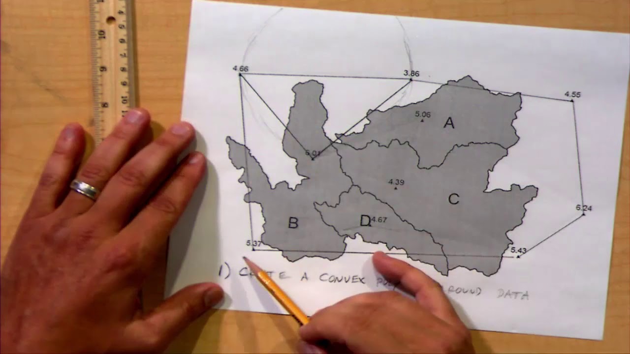 Thiessen Polygon Method: Step 1