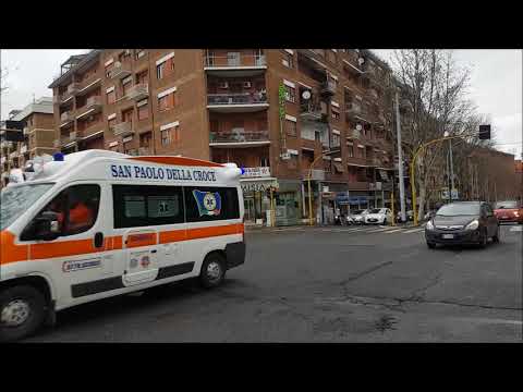 [Emergenza] 5 x Ambulanza in sirena. 22/23 Febbraio. Emergency Ambulance responding.